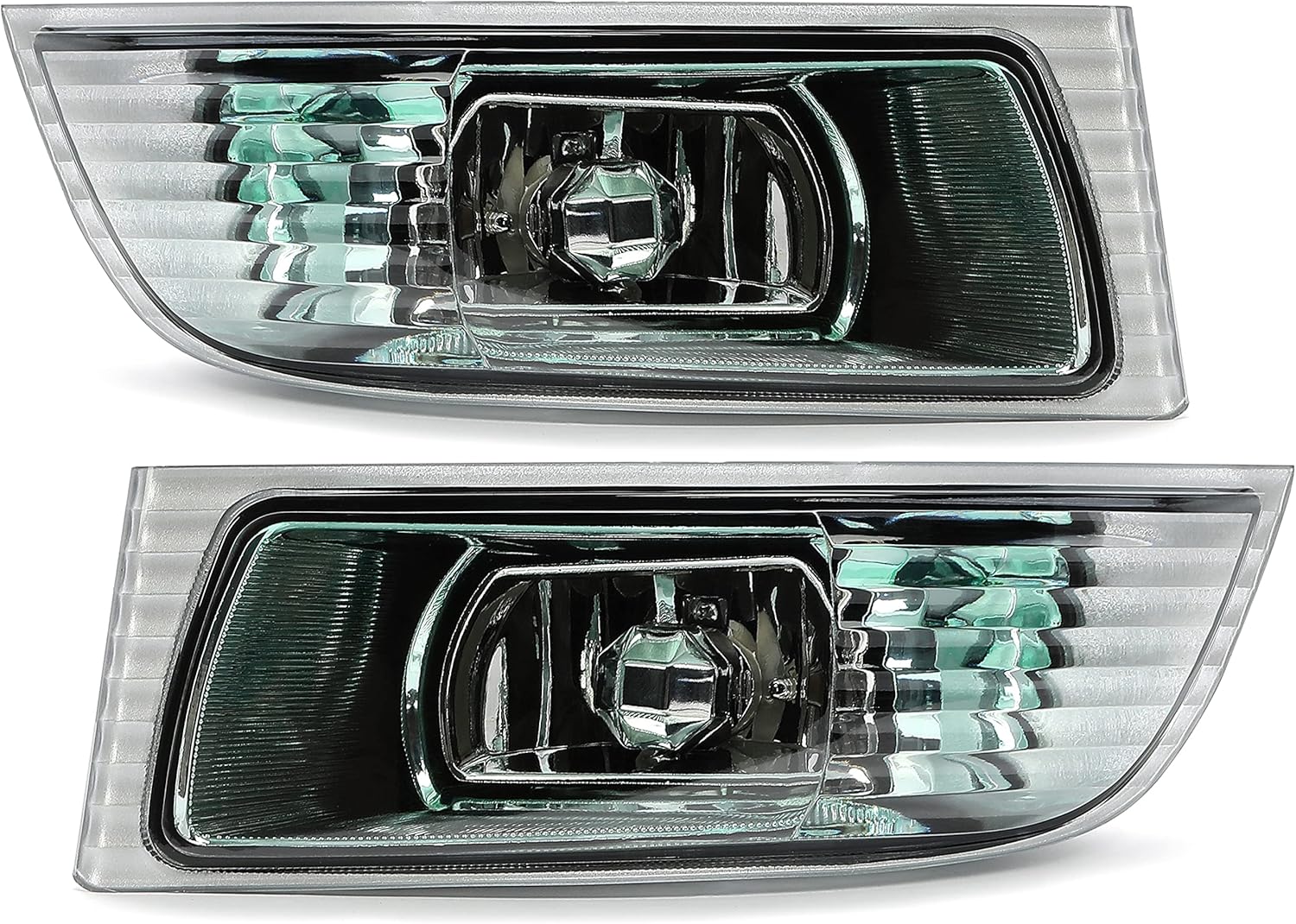 Kojem Fog Lights w/Bulb Pair Compatible with 2003-2009 LEXUS GX470 without sport package Halogen Front LH+RH Bumper Fog Light Lamp Replacement for 81221-60080, 81211-60160, LX2593105, LX2592105