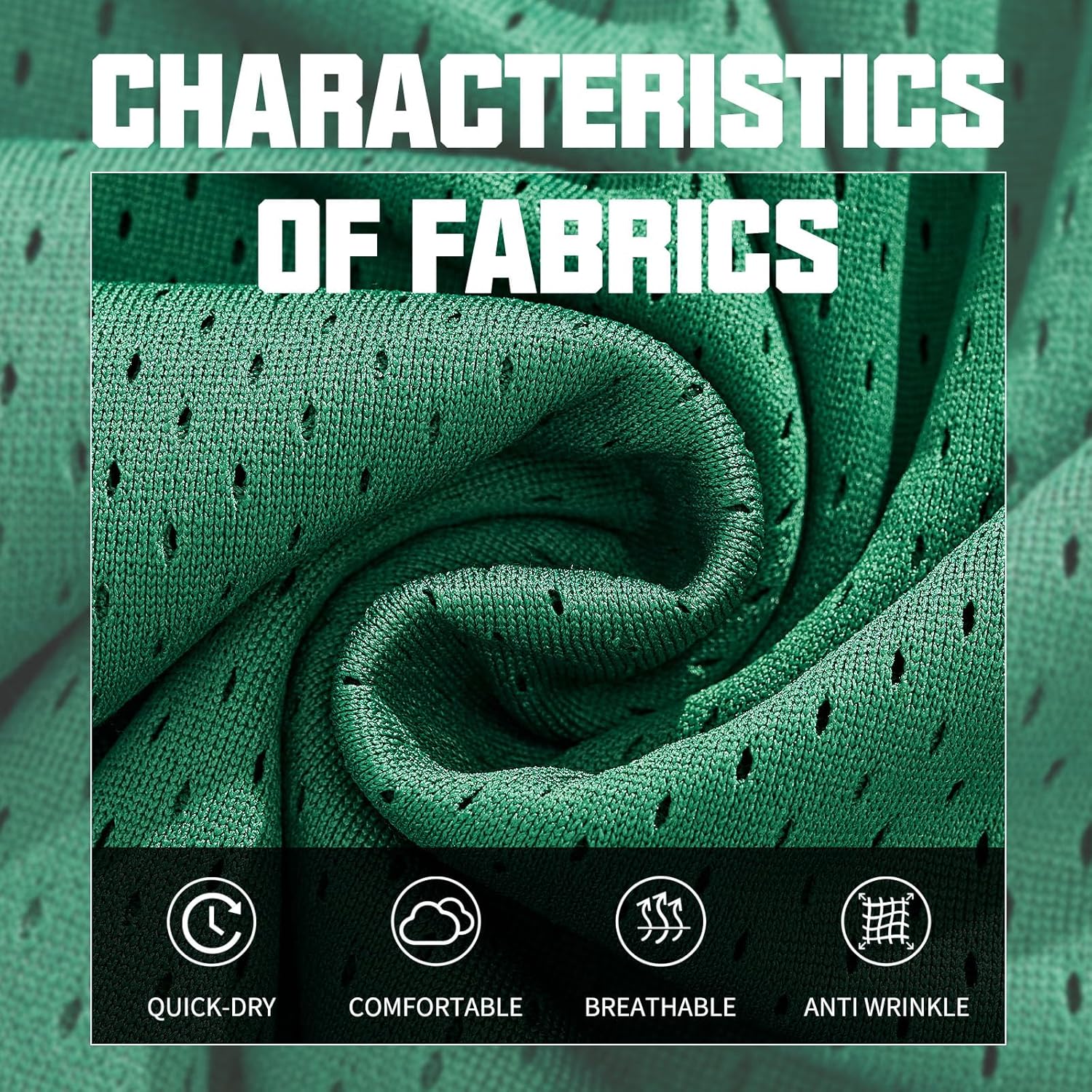 AIMPACT 7" Mens Mesh Shorts Athletic Basketball Shorts Double Layer Gym Workout Shorts with Pocket Drawstring - Image 5