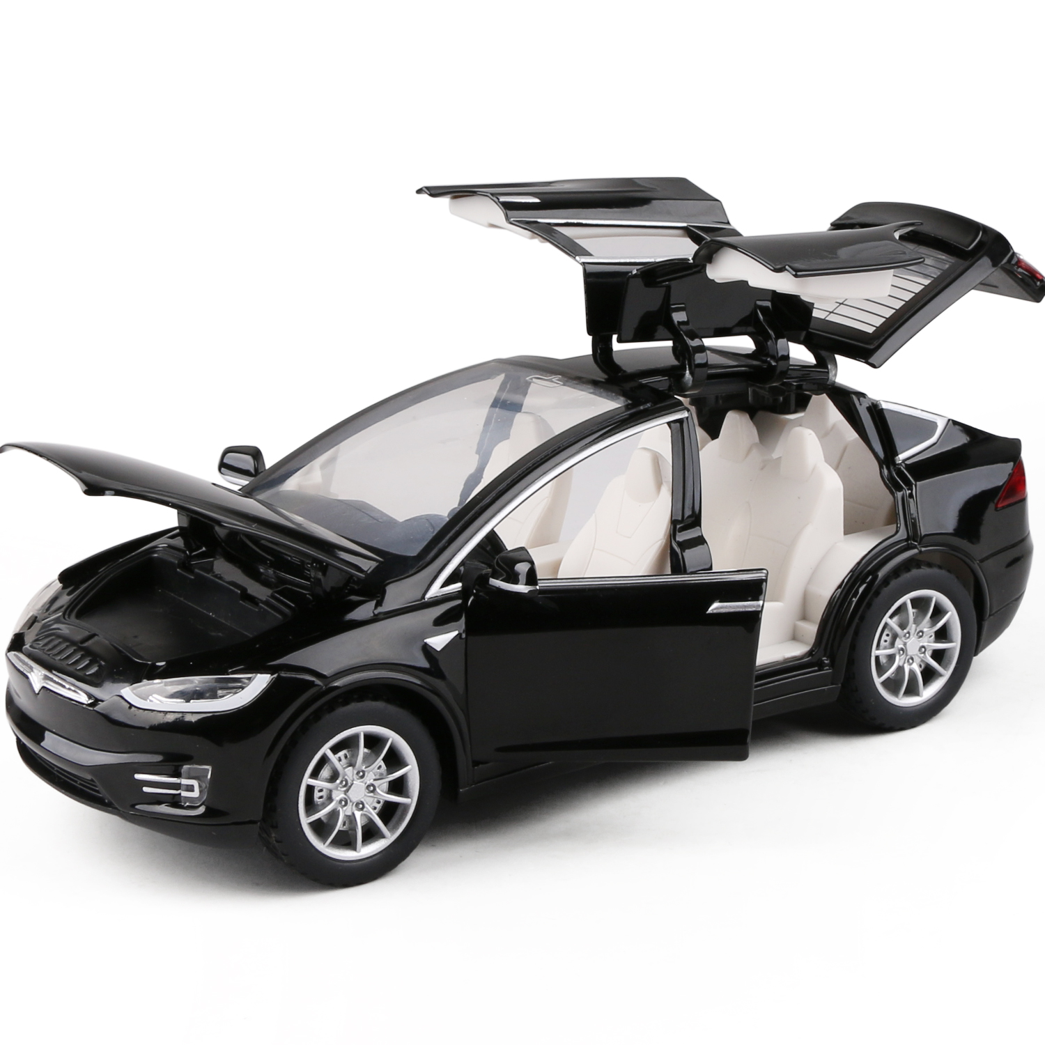 テスラ モデルX 1/24 ミニカー 2台セット テスラ モデルX 1/24 ミニカー 2台セット ミニカー