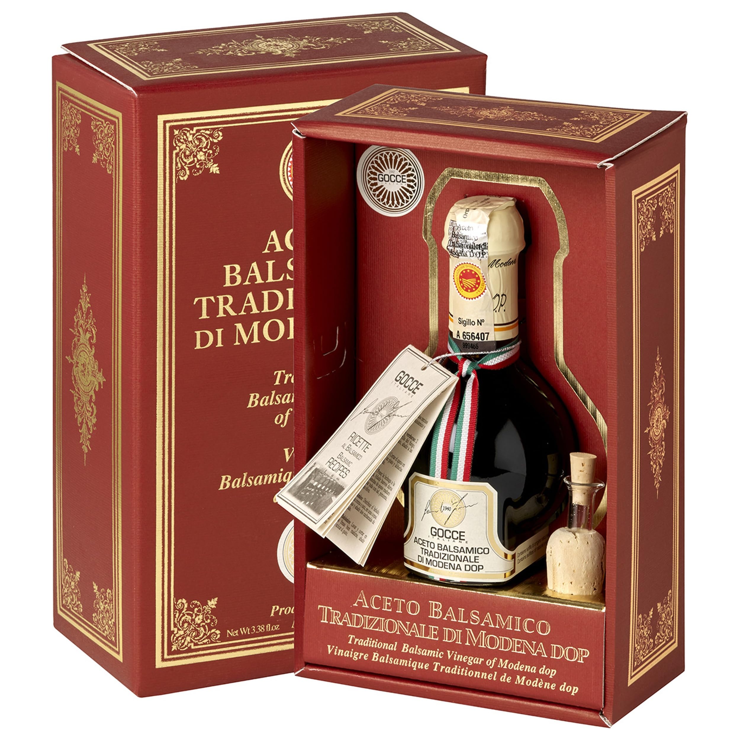Leonardi Gocce Aceto Balsamico Tradizionale di Modena DOP Italien inkl. FeinWert E-Book (1 x 0.1 l)
