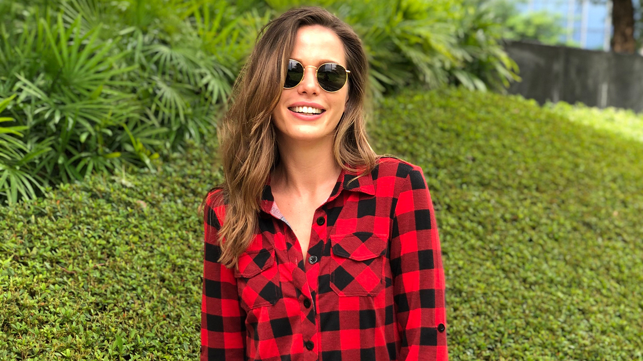 6 DJT+Blouses+Womens+Checkered+Asphalt