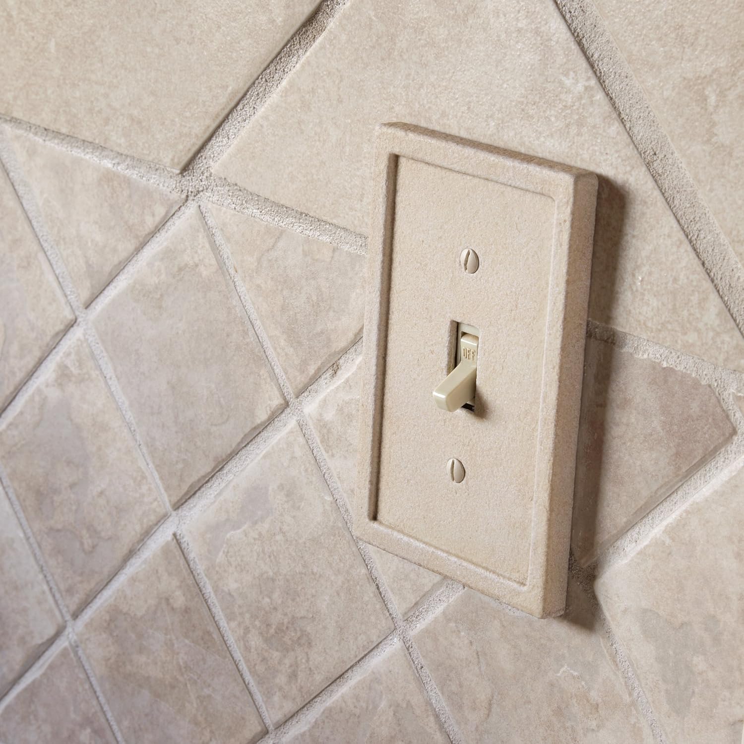 Franklin Brass W30359-346-C Faux Stone Wall Plate/Switch Plate/Cover