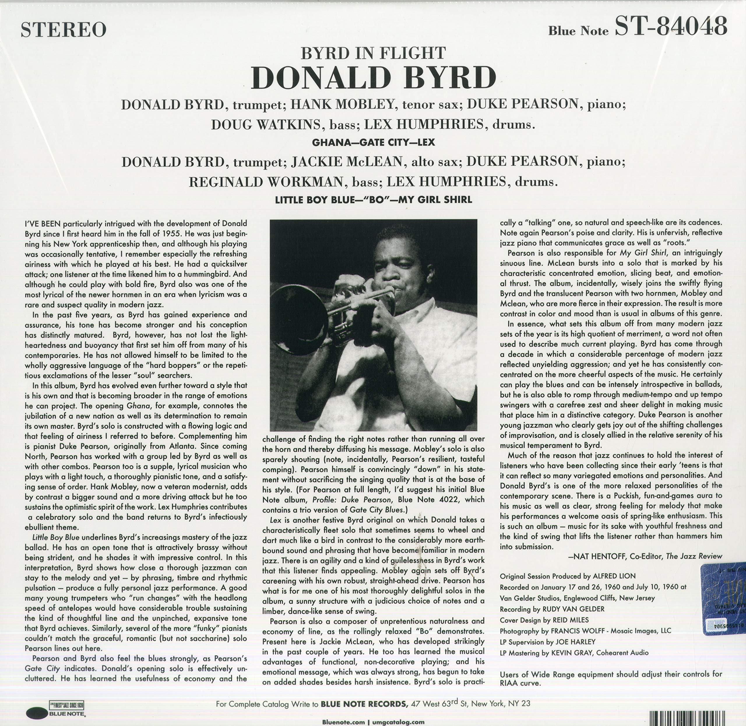 Byrd In Flight (Blue Note Tone Poet Series)