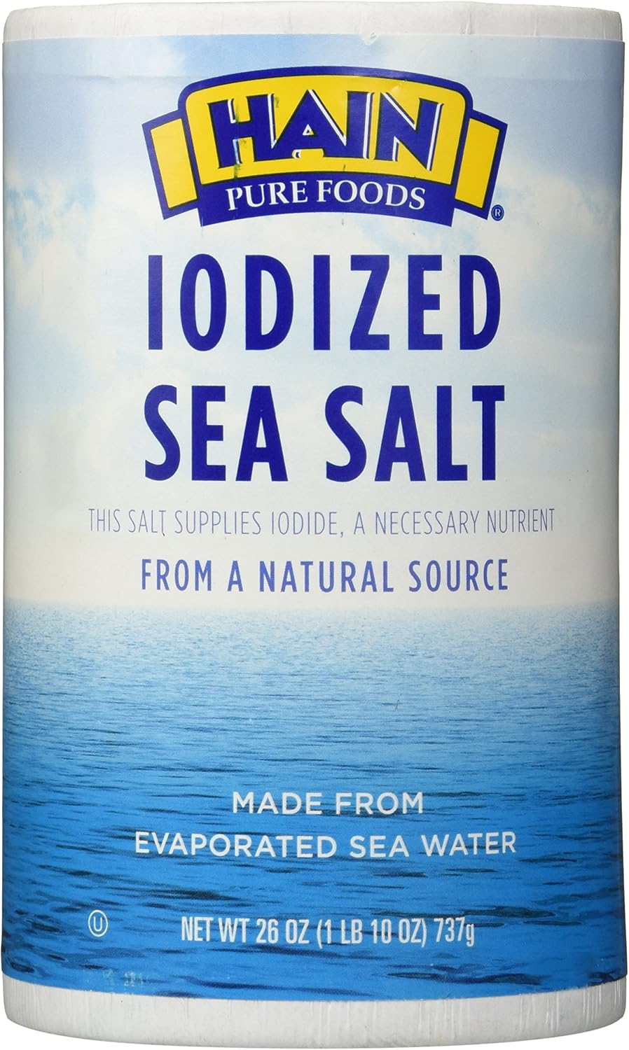 Hain Pure Foods Sea Salt Iodized 26 oz Amazon.ca Grocery & Gourmet