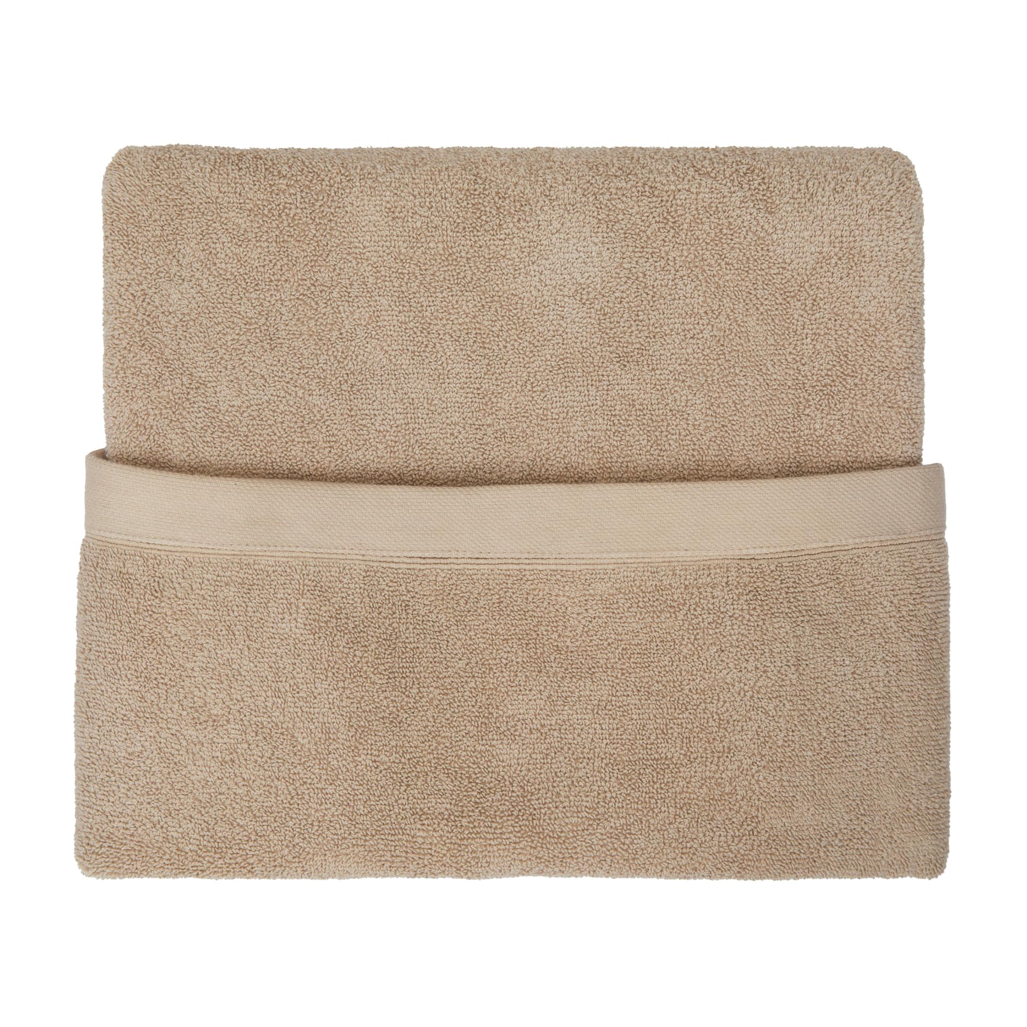 Drift Home - Natural Bath Towel (70 x 130cm) - Soft & Absorbent - 600GSM Premium - Sustainable Cotton (BCI) - Recycled Bottles - Bath Sheet/Gym/Guest Towel