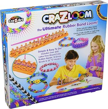 Cra-Z-Art CRA-Z-Loom Ultimate Rubber Band Bracelet Maker Activity Kit for Ages 8 and Up (Packaging May Vary)