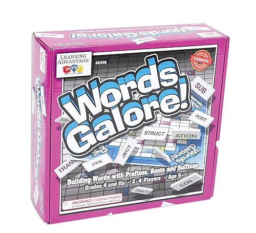 Miniatura 2 de Learning Advantage 6298 Words Galore! Juego, Grado: 4, 16.5" de altura, 1.25" de ancho, 8" de largo