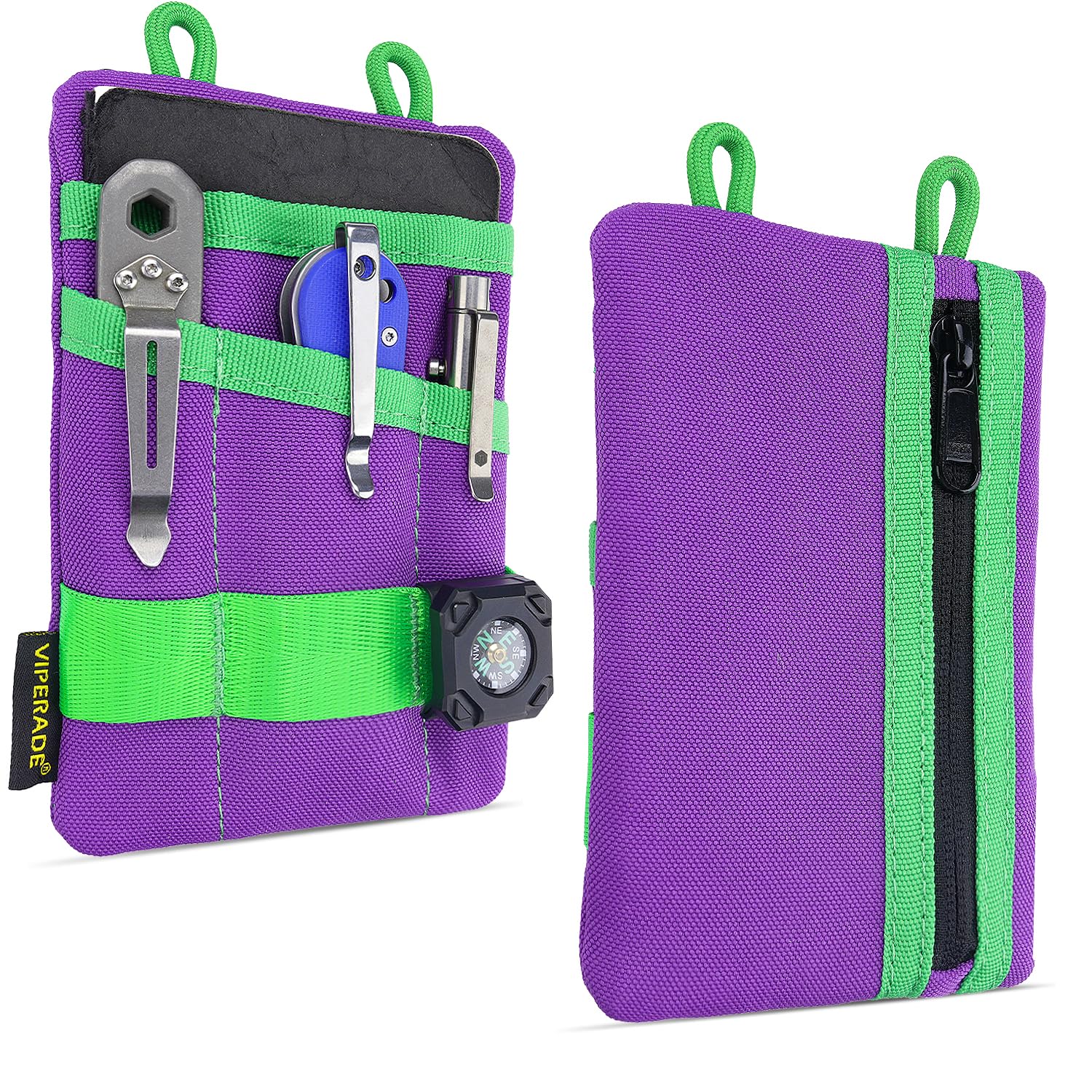 VIPERADE VE1 EDC Tool Pocket Organizer, Small EDC Pouch with 5 Pockets