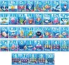 37 Piece Ocean Theme Alphabet Poster - ABC Alphabet Poster Classroom Decoration Preschool English Poster Kindergarten Elementary Classroom Wall Decoration Nursery Home School Supplies