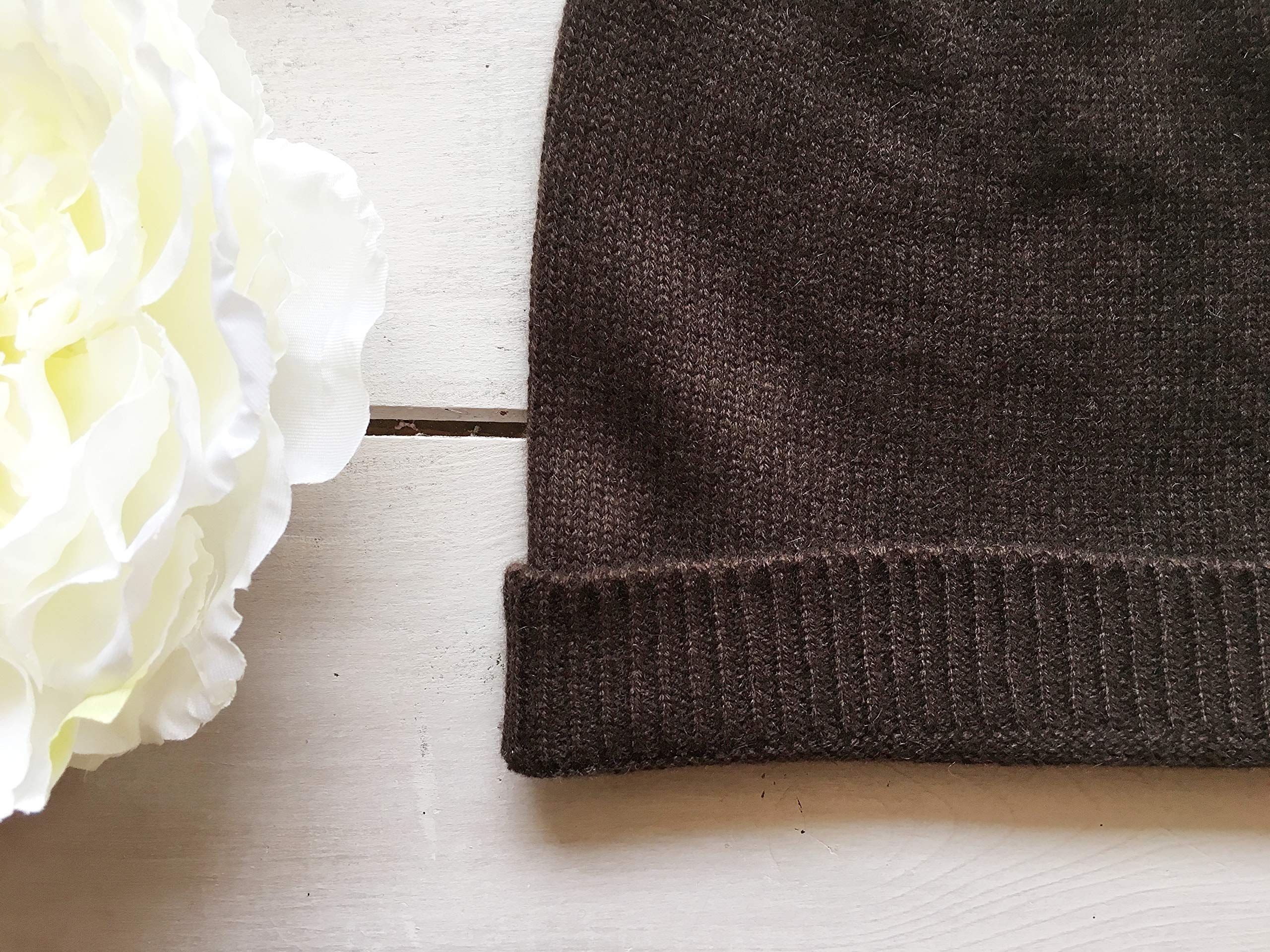 Berretto Donna Ragazza Invernale Cashmere 100% Marrone