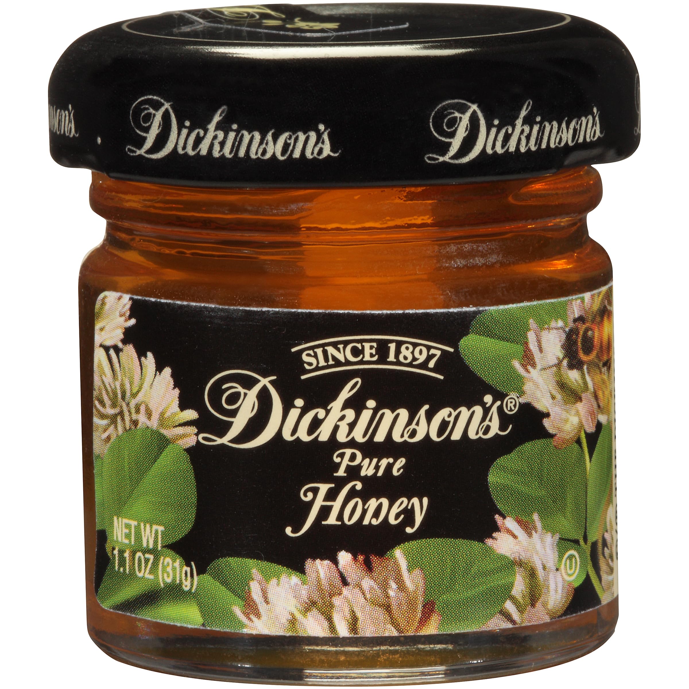 Dickinson's Pure Honey, 1.1 Ounce, 72 Count (Pack of 1)