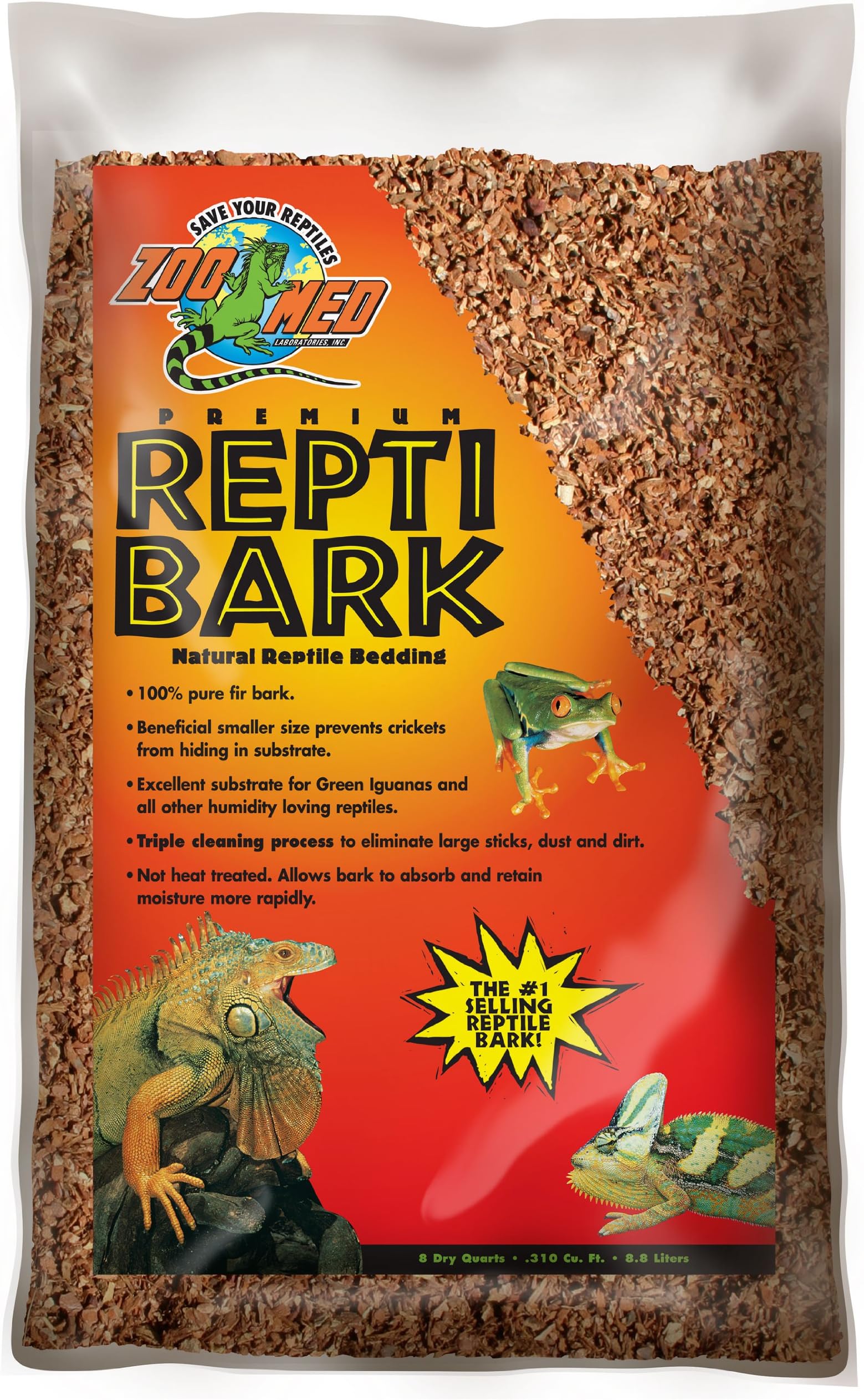 Zoo Med Reptile Bark Fir Bedding, 8 Quarts