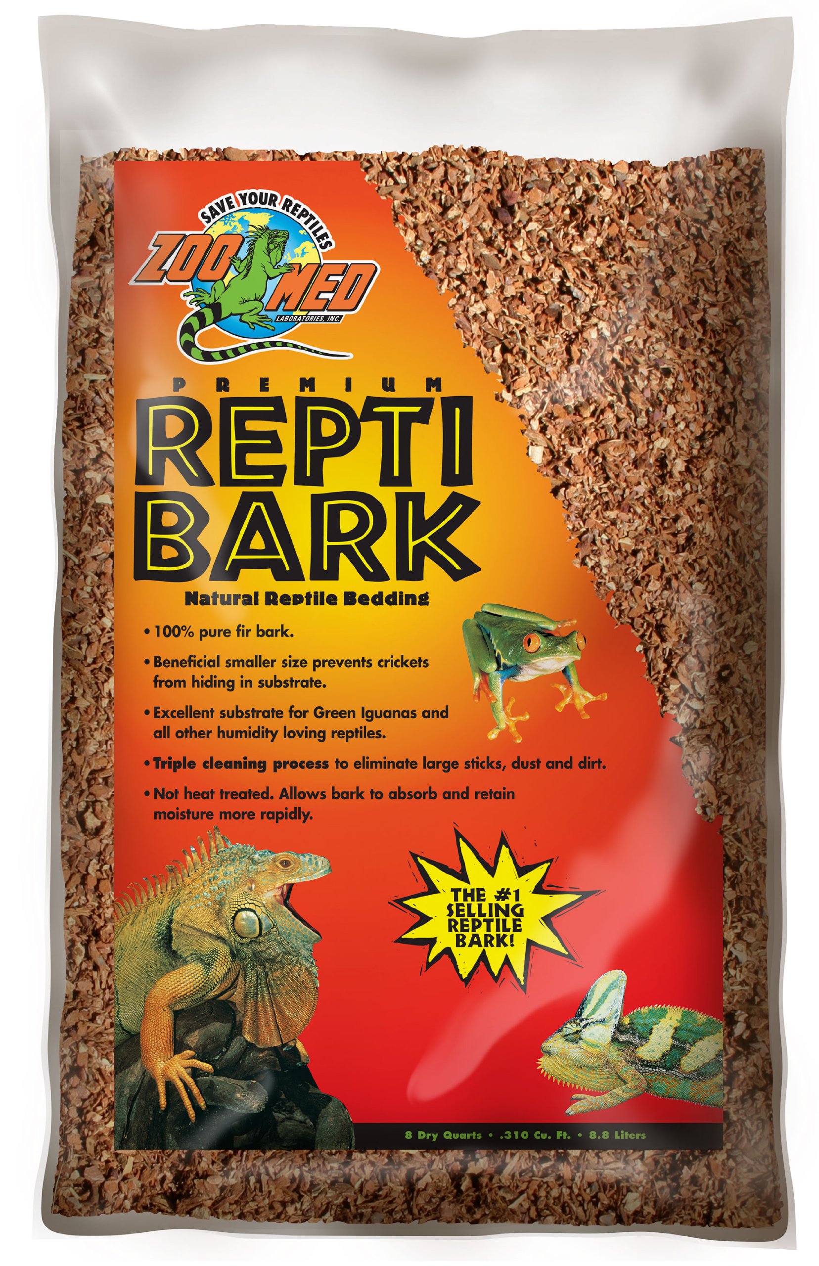 Zoo Med Reptile Bark Fir Bedding, 8 Quarts