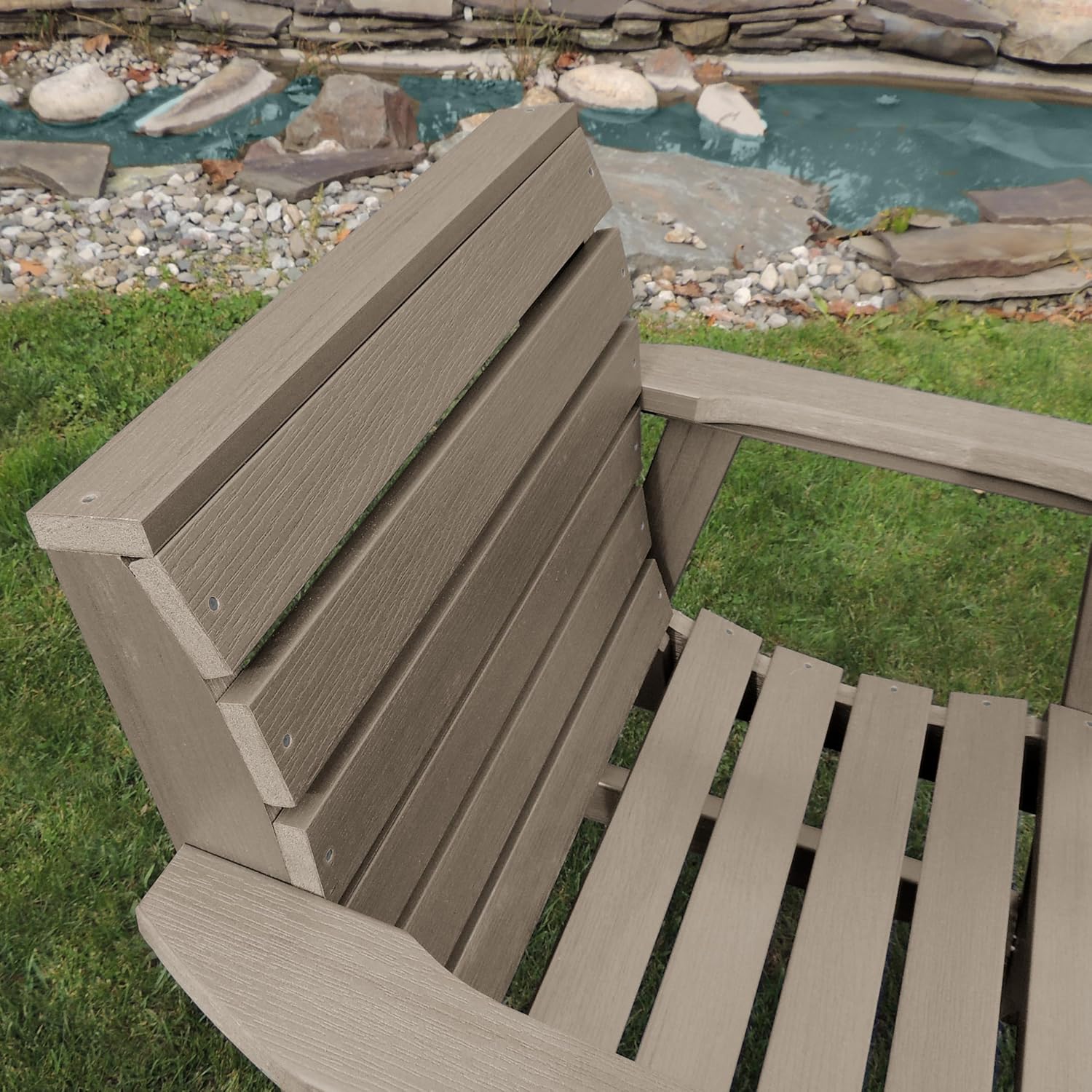 highwood AD-CHGW1-WBR Weatherly Garden Chair, Woodland Brown