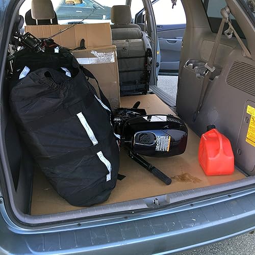 Miniatura 9 de Seamax - Bolsa de almacenamiento y transporte inflable plegable para barco, con tela Sunlitec, asas reflectantes