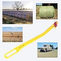 Vista 7 de Hay Knife, 29" Hayknife and 20 Blades, Net Wrap & Baling Twine Cutter, Open Big Hay Bale Tool, Cutting Round Hay Net, Cut Mesh, Hay String