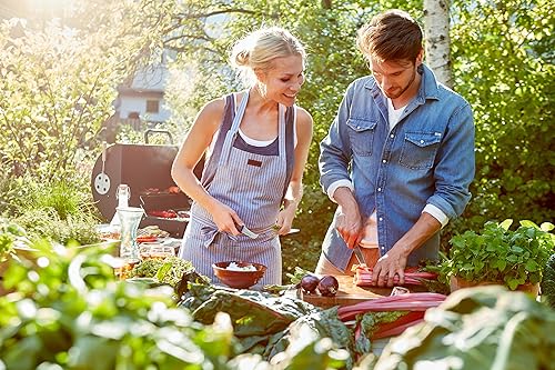 Vista 10 de Wüsthof Urban Farmer - Cuchillo Santoku de borde hueco de 7 pulgadas, color marrón