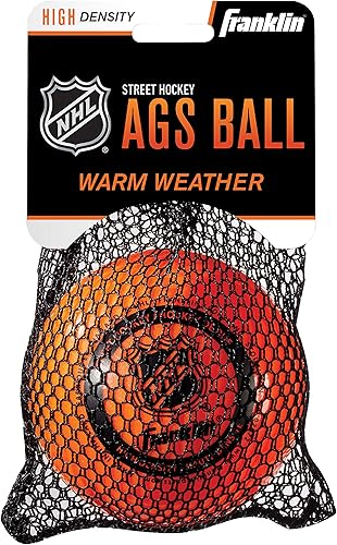 Miniatura 6 de Franklin Sports - Pelota de hockey de calle, para uso en exteriores, con diseño de la NHL, rebote reducido