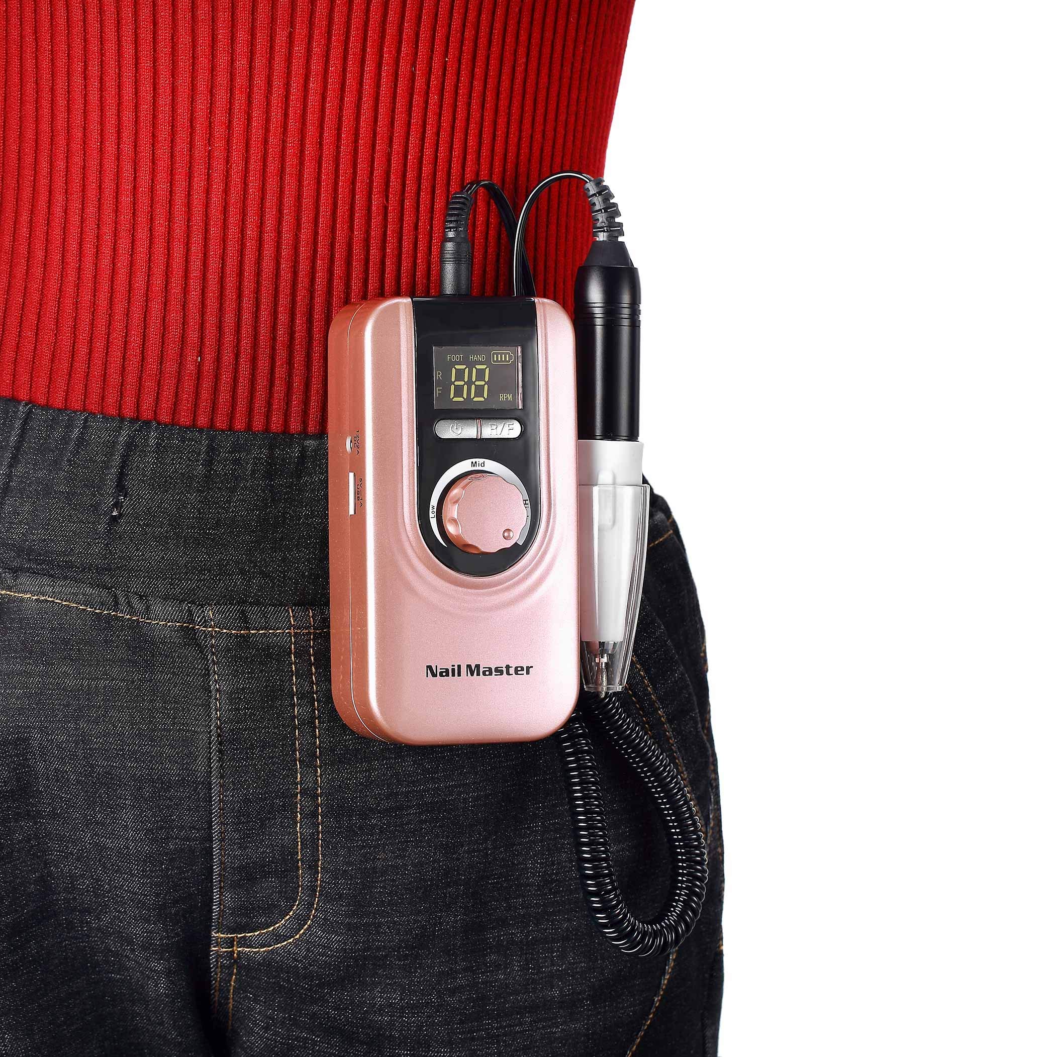 Miss Sweet Professional Portable Nail Drill Machine 35000 RPM Rose Gold