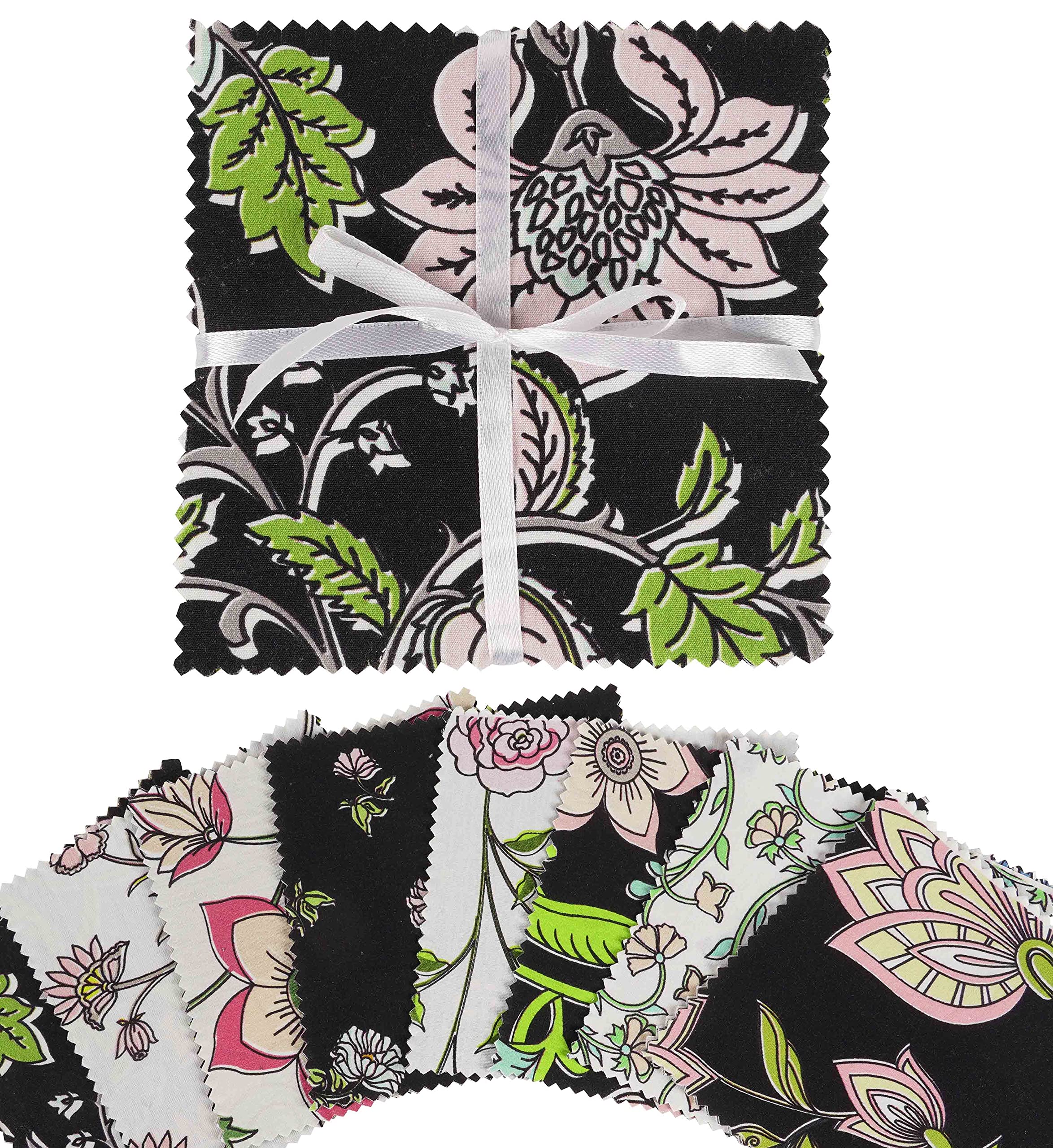 Tissu de coton de qualité supérieure aux motifs floraux asiatiques pour patchwork haut de gamme