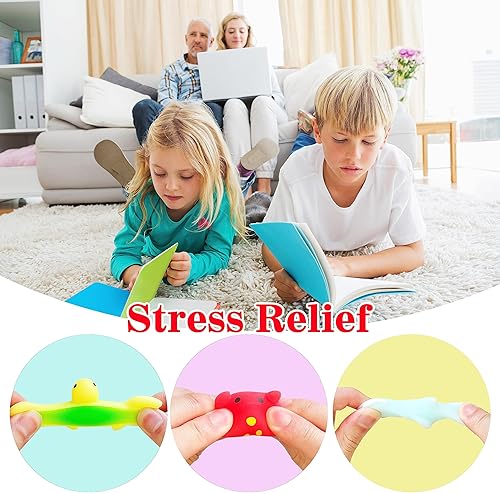 Miniatura 3 de 6 piezas de juguetes blandos de animales marinos de JIAHO, juguetes blandos pequeños de estilo Kawaii para niños, juguetes de vida marina para