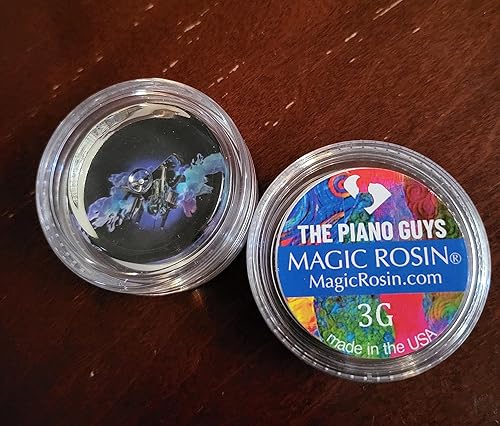 Miniatura 14 de The Piano Guys Rosina mágica colofonia para violín, colofonia para violonchelo, colofonia para violonchelo, resina de polvo ligero y bajo, Libro