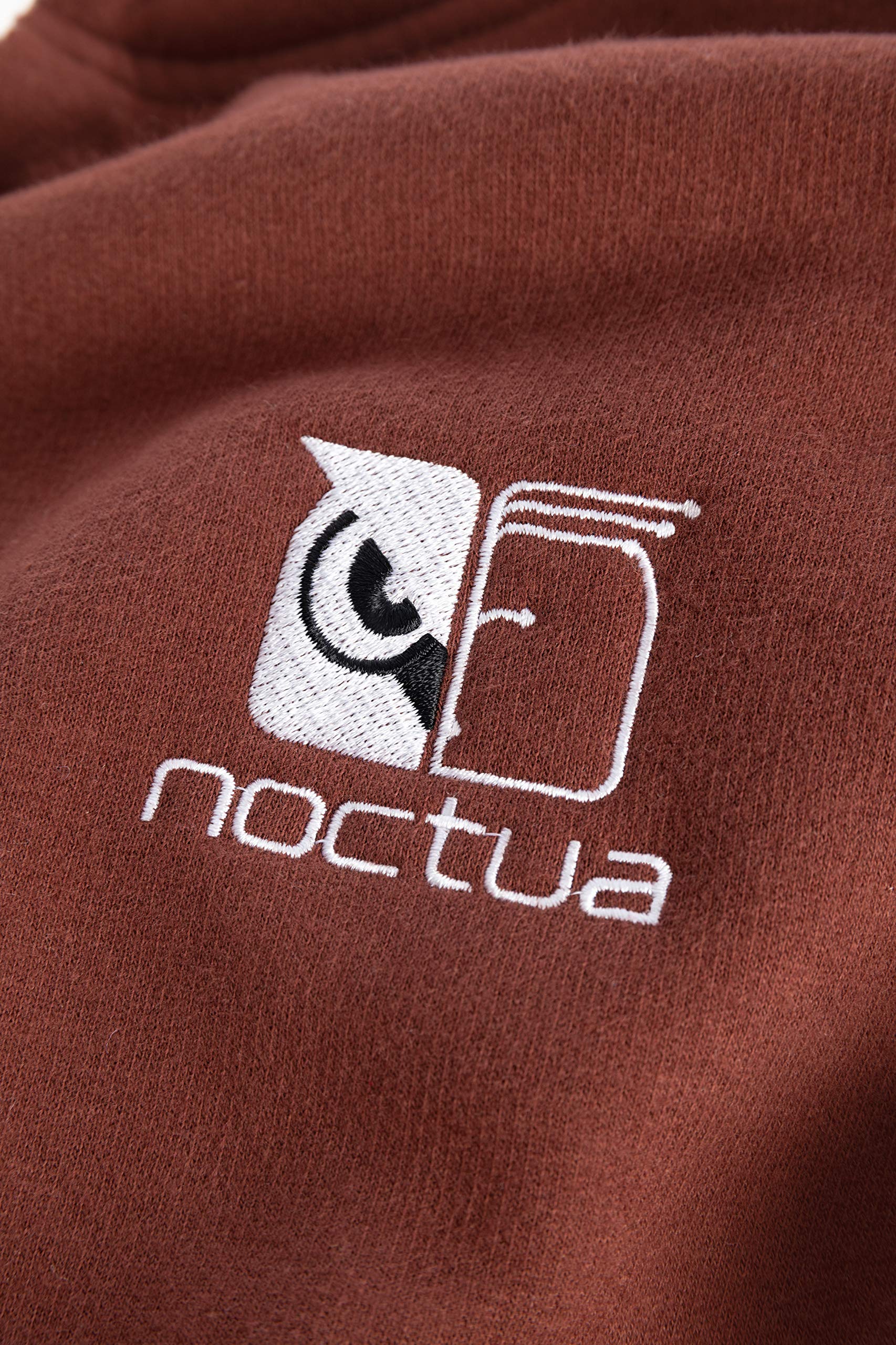 Noctua NP-H1.brown, Uniseksowa Bluza z Kapturem Klasy Premium (Br?zowa)
