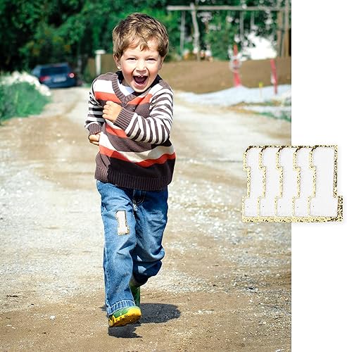 Miniatura 7 de Kare  Kind - Parches para planchar con números  0-9 parches bordados de felpilla  coser o planchar para ropa camisas uniformes vestidos chaquetas