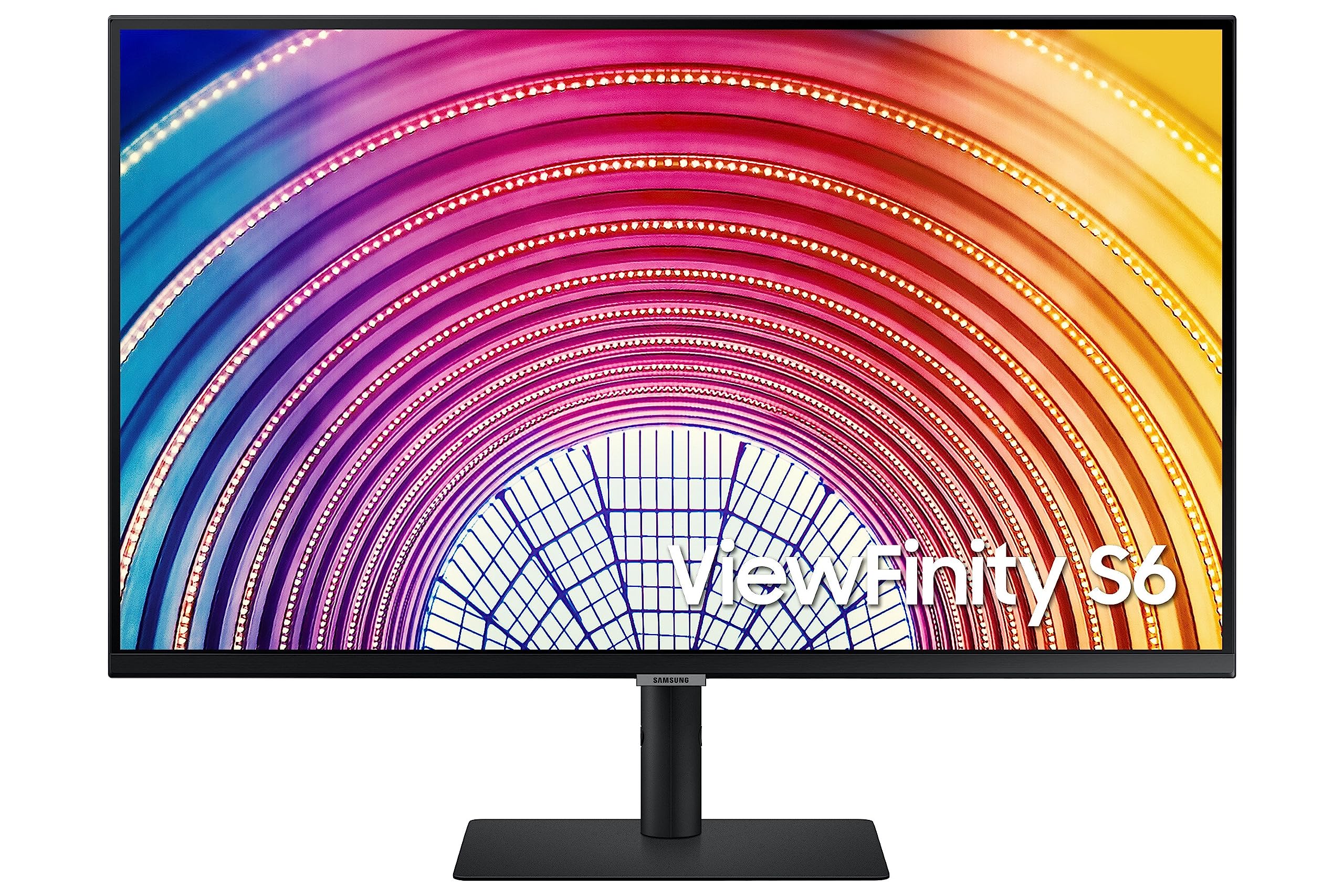 Samsung LS32A600 32" QHD 2K Resolution Monitor with Ergonomic Design, IPS Panel with HDR 10, HAS, Borderless design - LS32A600NAMXUE