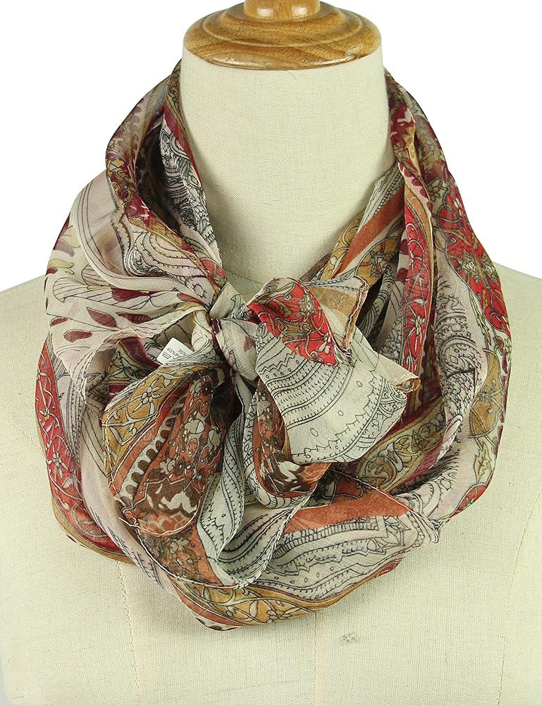 Y*o様 Èaphi エフィ INDIA PATTERN SATIN SCARF INDIA PATTERN SATIN SCARF