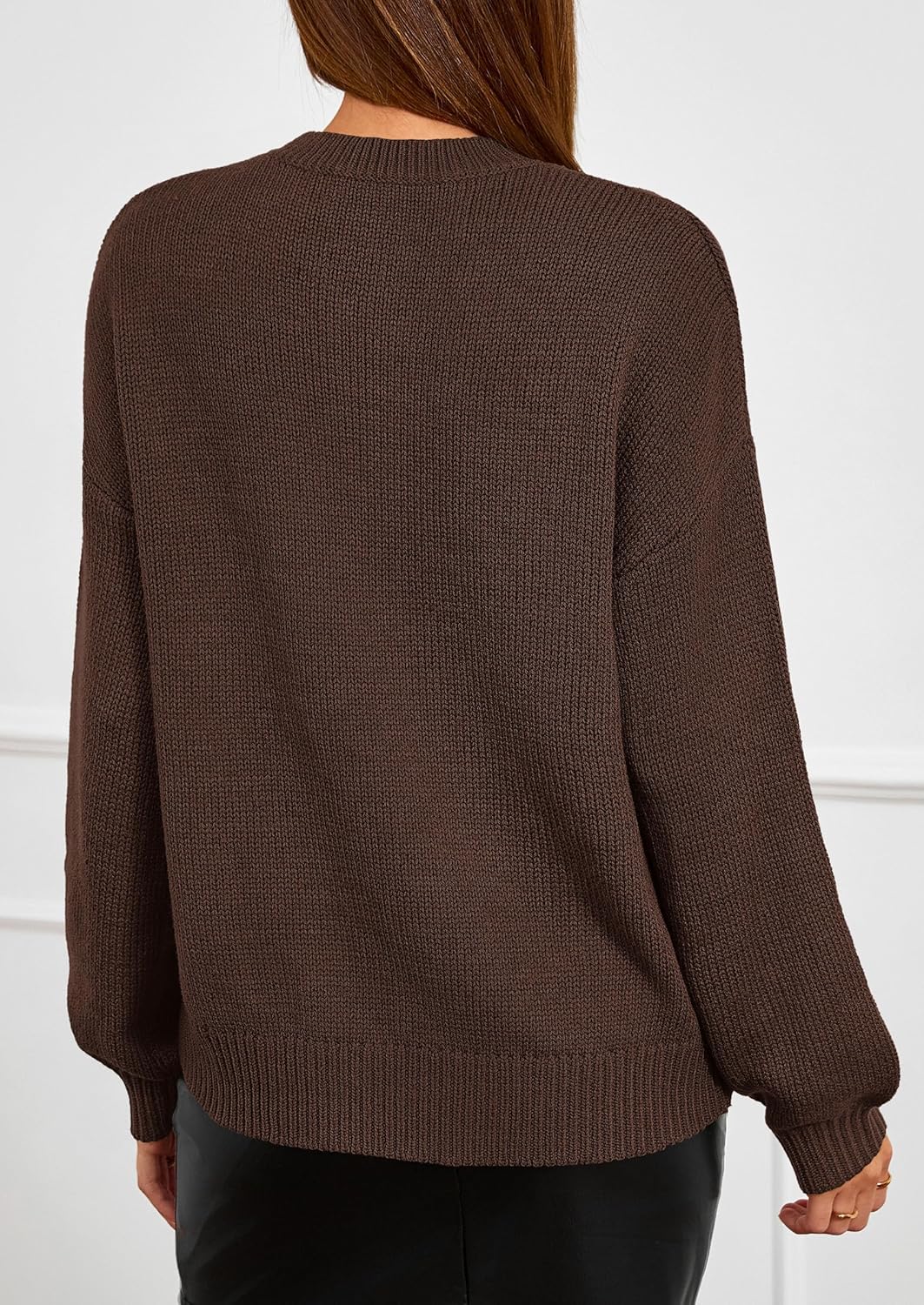 PRETTYGARDEN Womens Sweaters 2026 Fall Fashion Long Sleeve Crewneck Floral Knit Pullover Sweater Tops Winter Clothes - Image 4