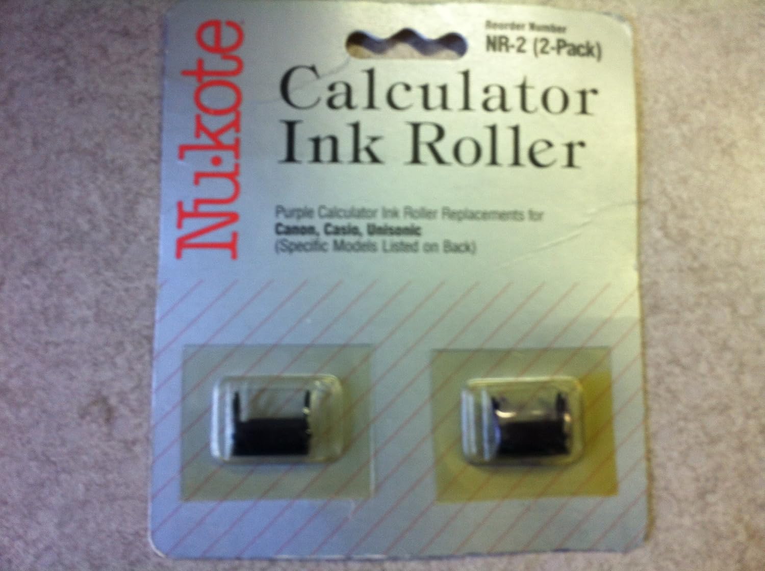 Nukote NR2 (2Pack) Calculator Ink Roller for Canon P10