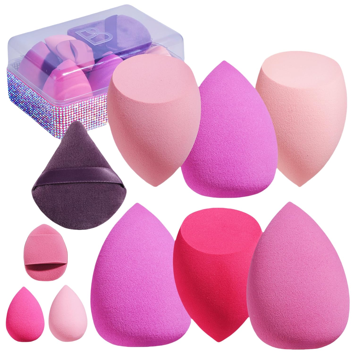 BS-MALL Makeup Sponges For Foundation Blush –...