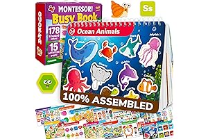 2022 QUOKKA Montessori Busy Book for Toddlers Learning