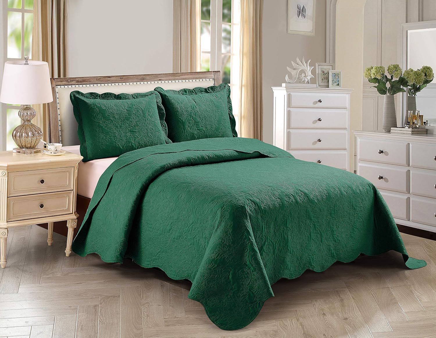 Home Collection 3pc King/Cal King Over Size Elegant
