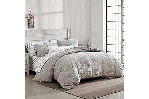 G.H. Bass Cozy King Sized Grey Cable Knit Comforter