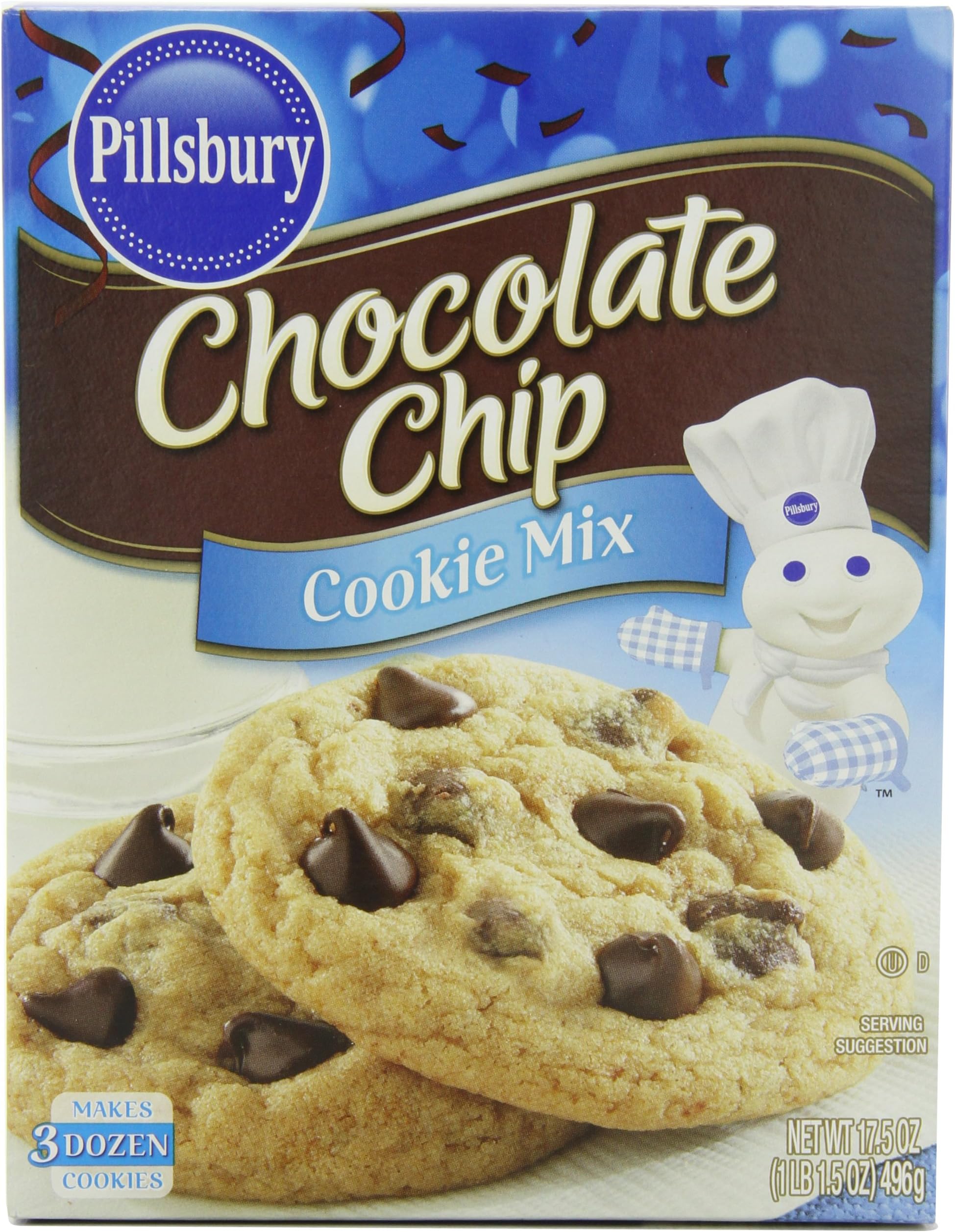 Chocolate Chip Cookie Mix, 17.5 Ounce (Pack of 12)