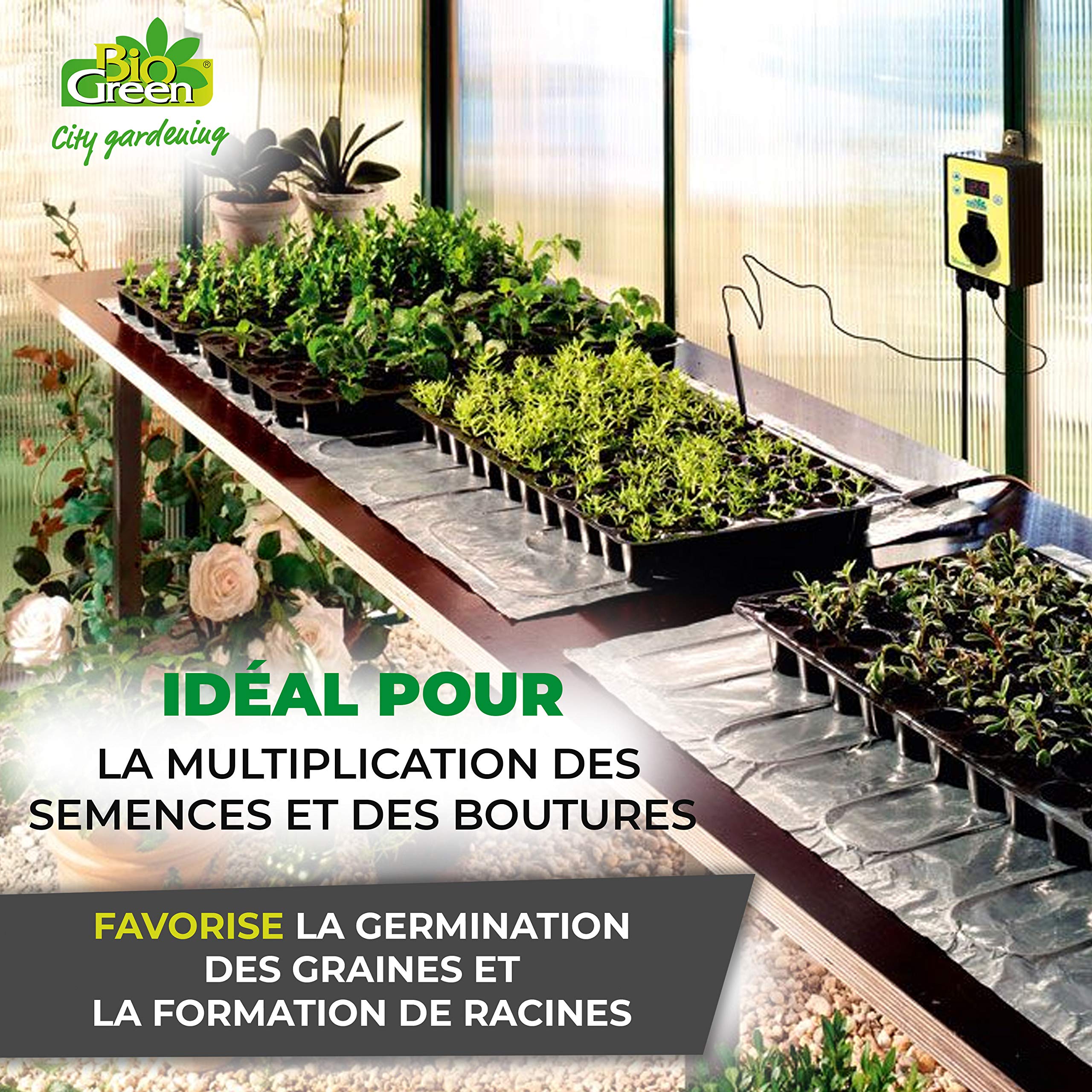 Bio Green HMTA 040-200 Sahara Tapis Chauffant 157 W