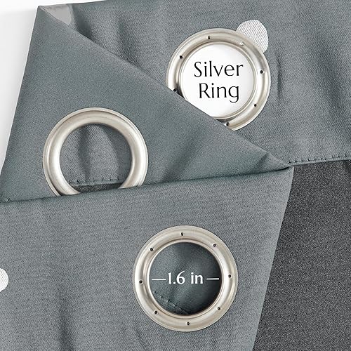 Miniatura 7 de jinchan Cortinas opacas para dormitorio, aislamiento térmico para oscurecer la habitación, cortinas para sala de estar, cortinas para niños,