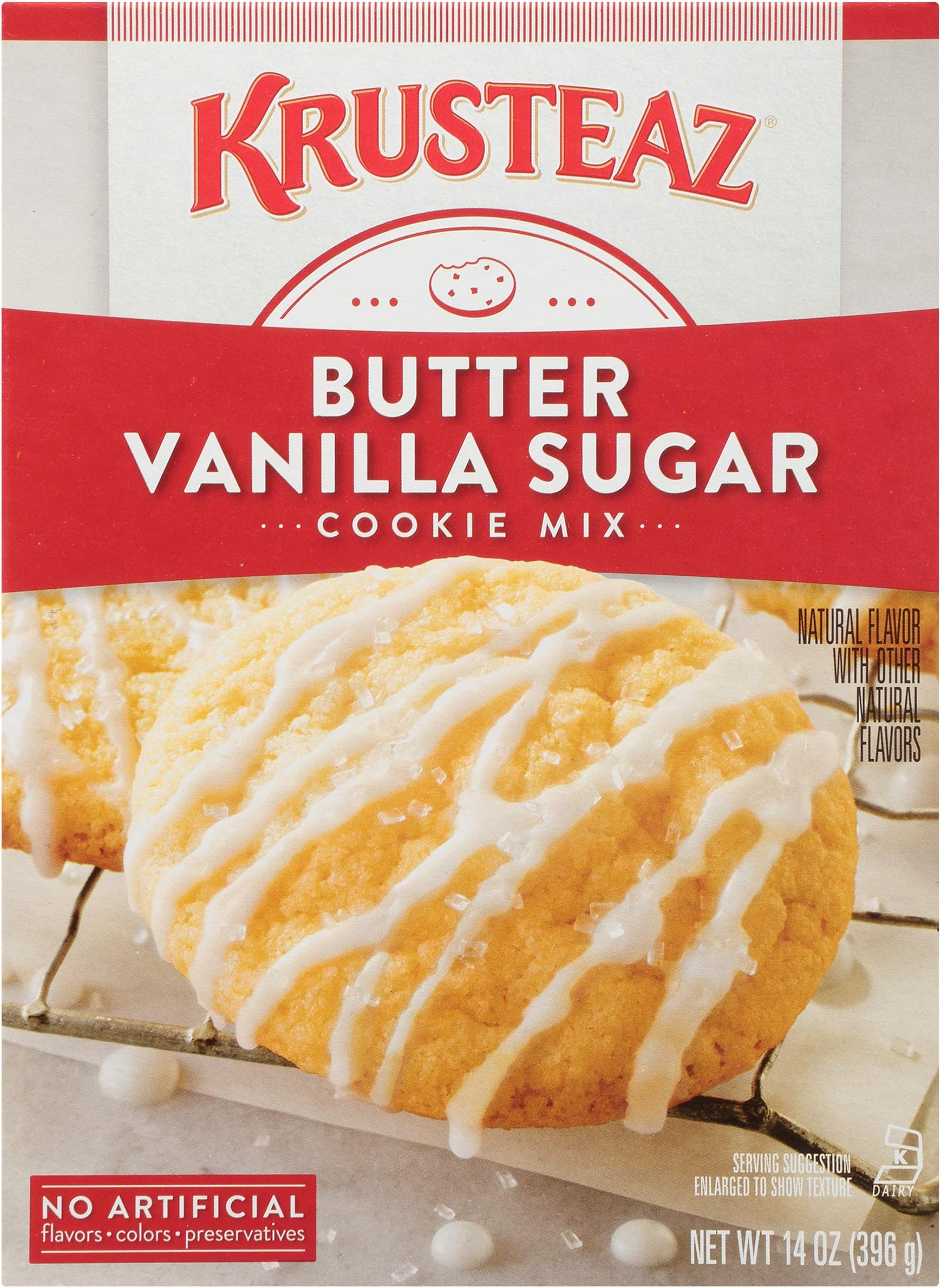Krusteaz Cookie Mix, Butter Vanilla Sugar Cookie Mix, 14-Ounce Box (Pack of 1)