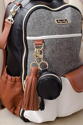 Miniatura 4 de Itzy Ritzy Funda para chupete con clip, incluye cierre para fijar fácilmente a una bolsa de pañales o bolso, mide 2.5 pulgadas de diámetro y tiene