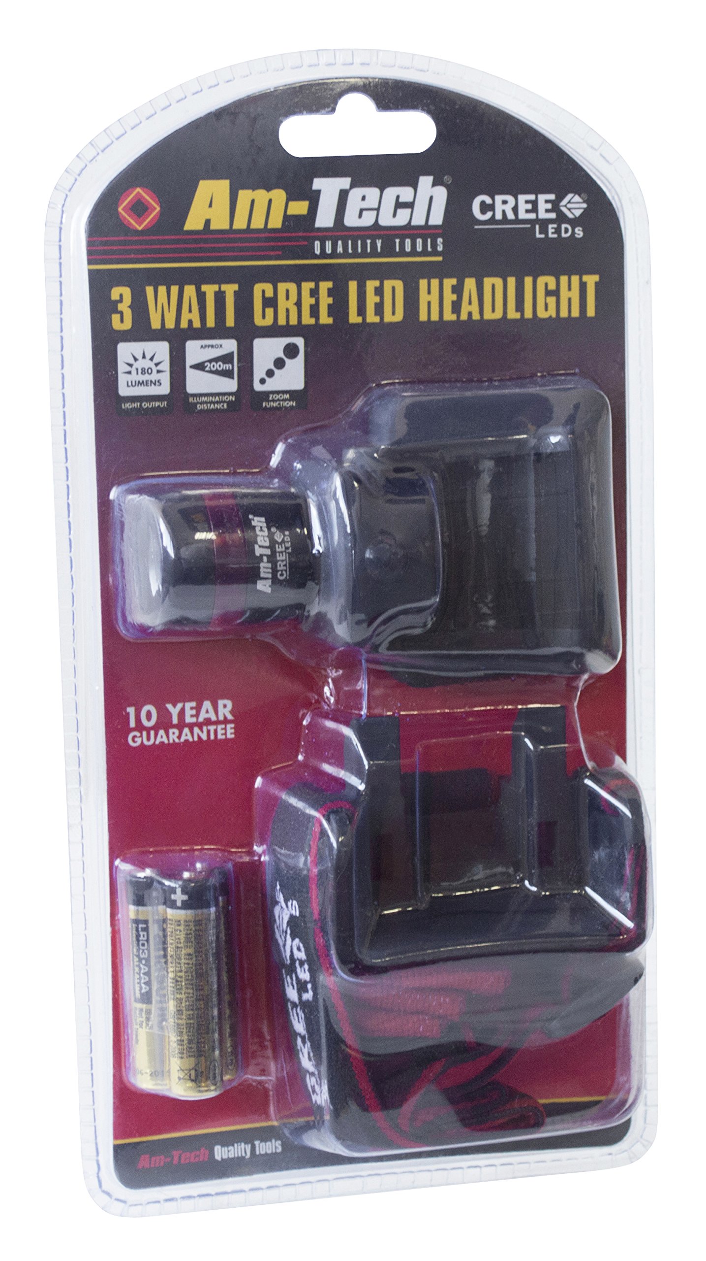 Amtech Clear Am Tech S8070 3W Cree Led Headlight