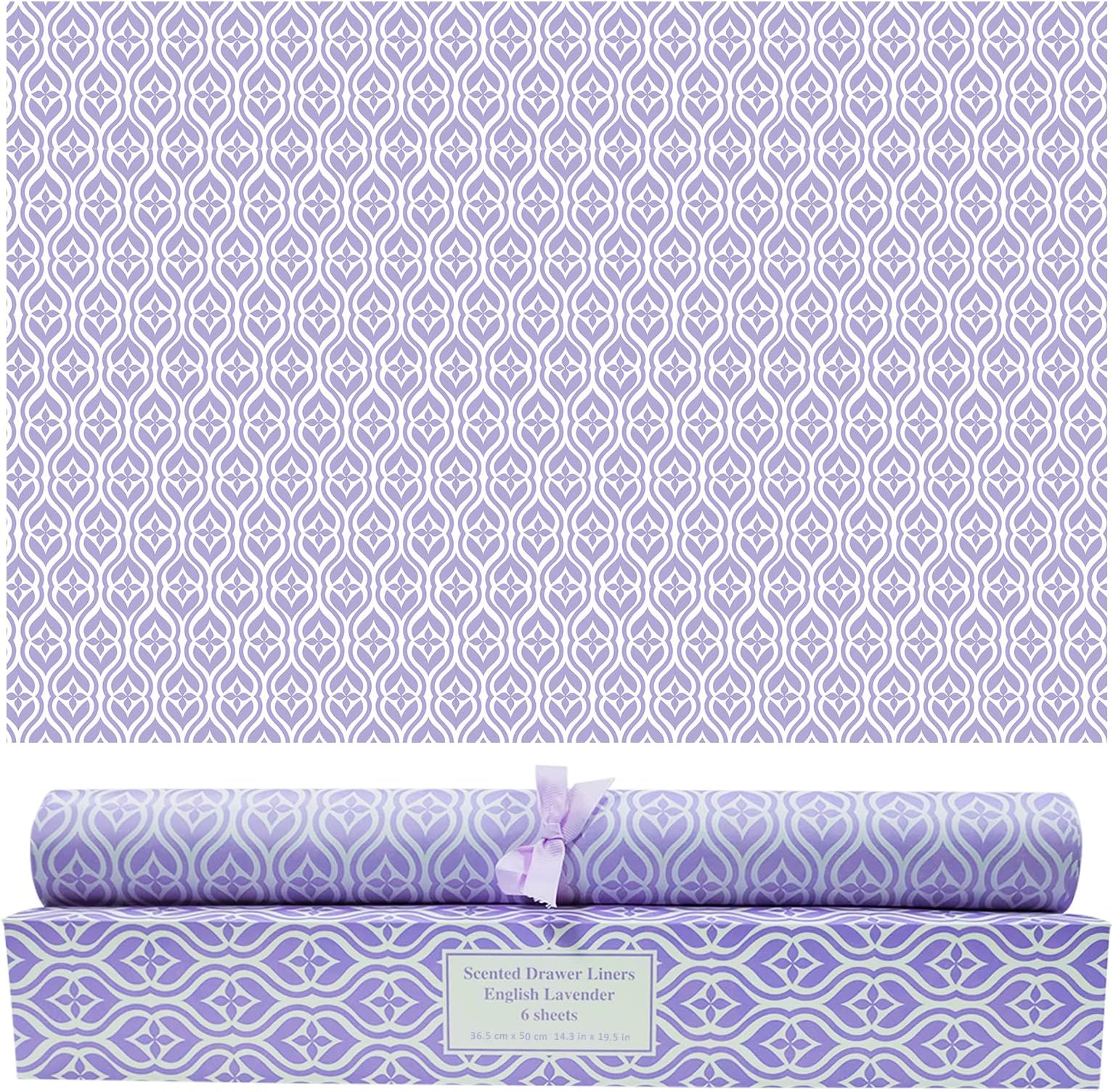 30 Sheets Floral Scented Drawer Liners 14 x 19.5