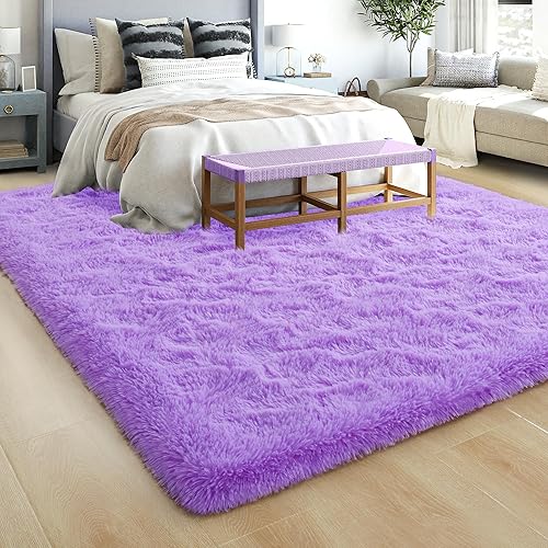 Miniatura 2 de Rostyle - Alfombras suaves y esponjosas para el dormitorio, sala de estar, alfombras peludas, alfombra de Navidad para niñas, niños, alfombras