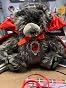 Spiral Ted The Impaler Teddy Bear Knuffel Zwart