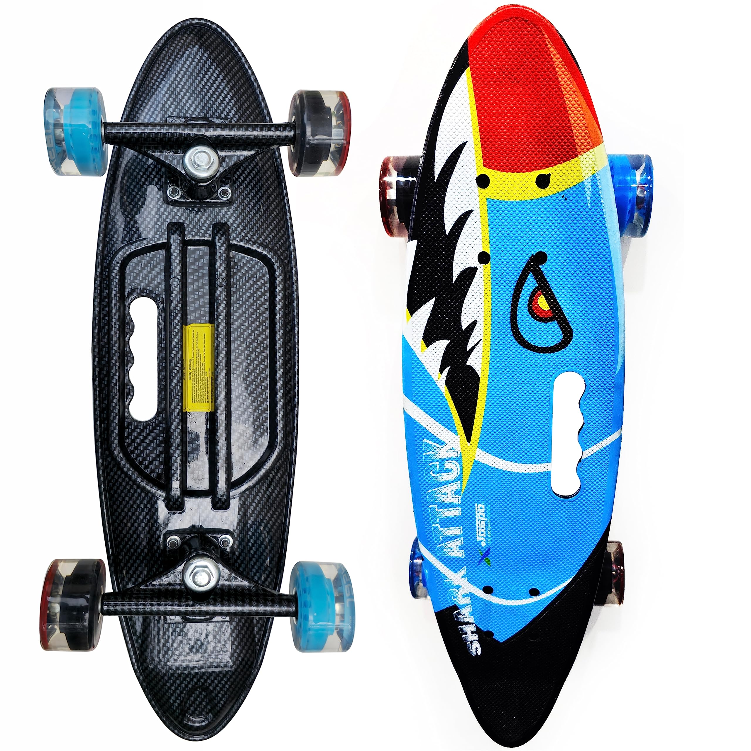 Jaspo Shark Penny Skateboard 25.5" for Beginner (Suitable for Age Group Up-to 15 Years) (Youth Shark Skateboard) (B0C7LBYZMT) Amazon Price History, Amazon Price Tracker