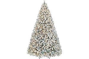 Yaheetech 9ft Pre-lit Artificial Christmas Tree: Festive Cheer for Your Home