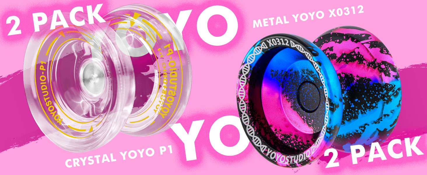 Watch Pack of 2 Yoyos - YOYOSTUDIO X0312 Yoyo P1 Yoyo on Amazon Live