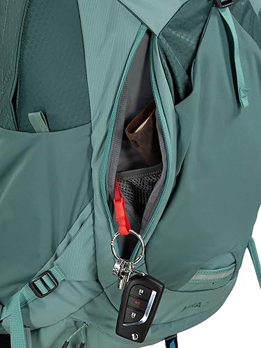 Vista 13 de Osprey Mira 22L Mochila de senderismo para mujer con depósito hidráulico, color verde suculento