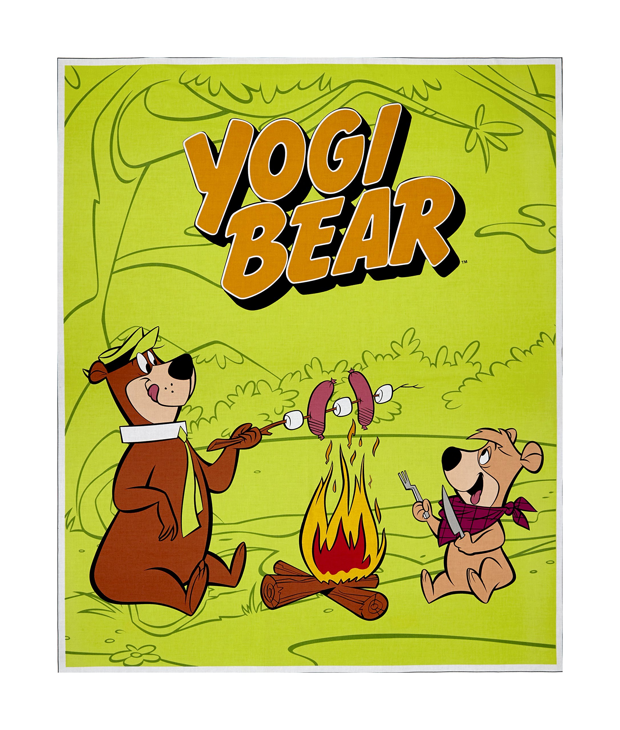 Eugene Textiles Yogi Bear 36"Panel Multi, Multi